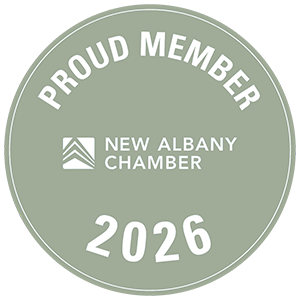 New Albany Chamber of Commerce member badge